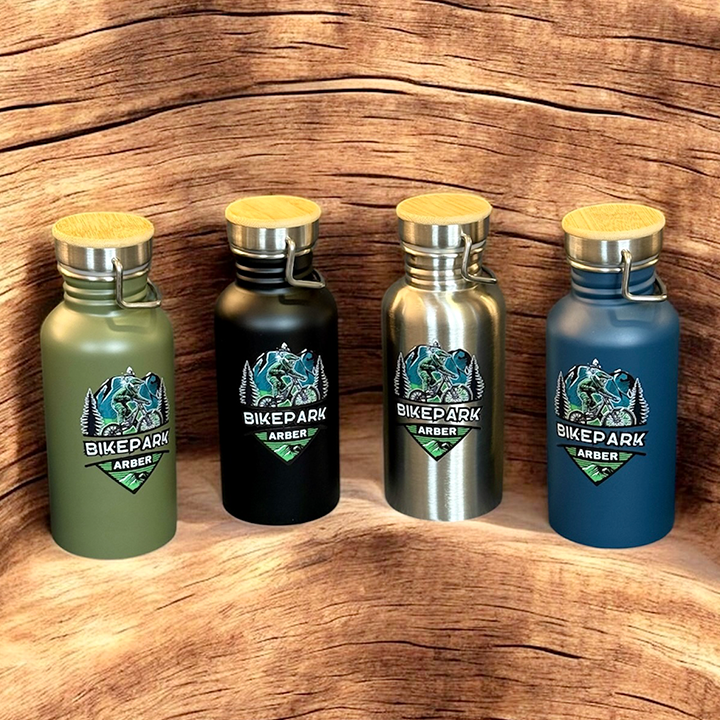 Edelstahlfalsche mit Schraubdeckel